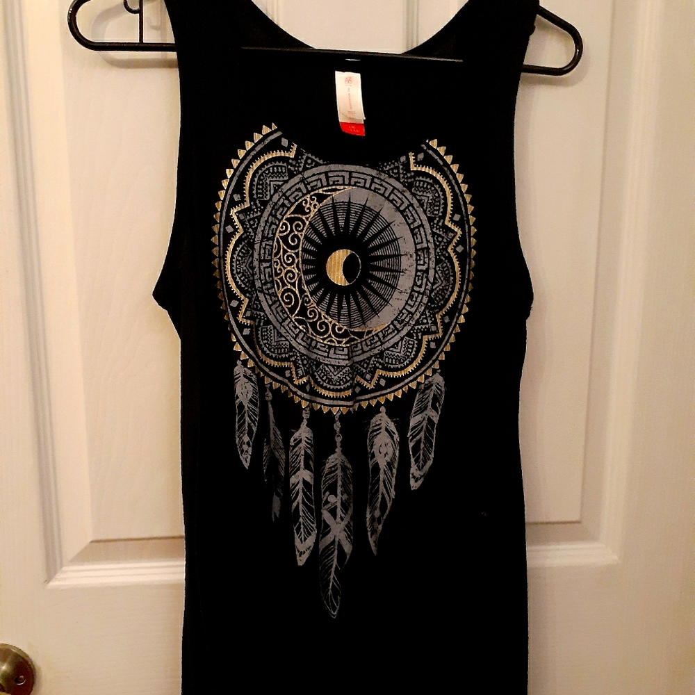 Moon Mandala art tank